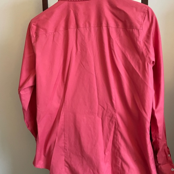 Eddie Bauer terra cotta button down shirt. - Picture 2 of 4